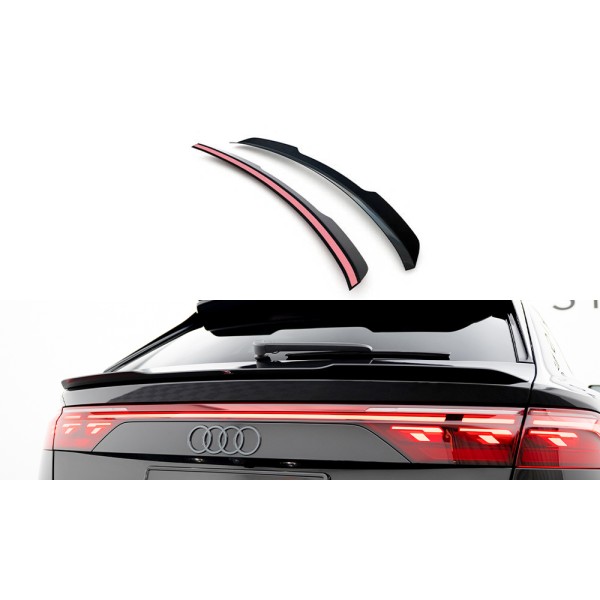 Audi Q8 Mk 1 S-Line FL / SQ8 FL , spodní prodloužení spoileru, Maxton design
