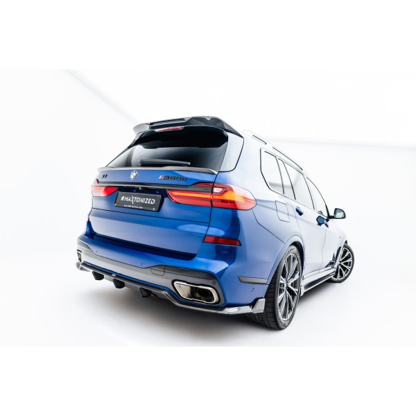 BMW X7 G07 Facelift M-Pack, karbonový difuzor zadního nárazníku, Maxton Design