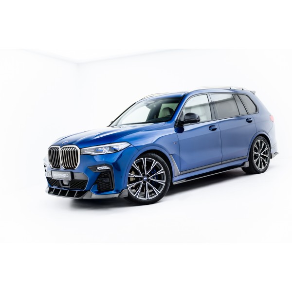 BMW X7 G07 M-Pack, karbonové difuzory pod boční prahy, Maxton Design