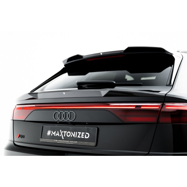 Audi SQ8/Q8 S-Line Mk1 Facelift 2023-, karbonové prodloužení víka kufru, Maxton Design