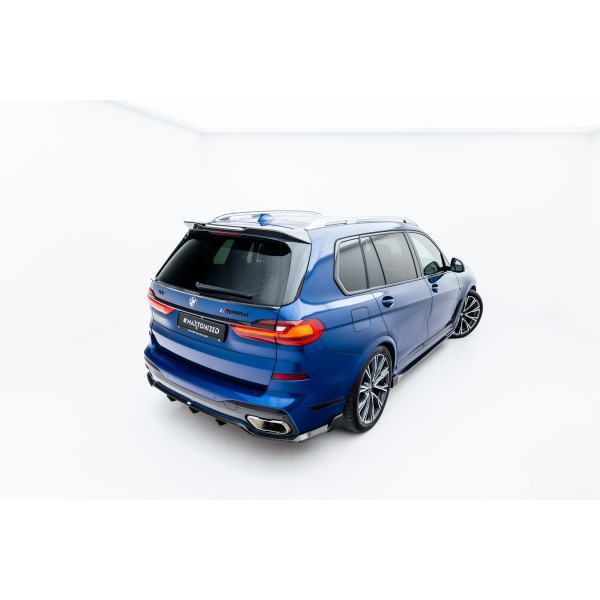 BMW X7 G07 M-Pack, karbonové horní prodloužení spoileru, Maxton Design