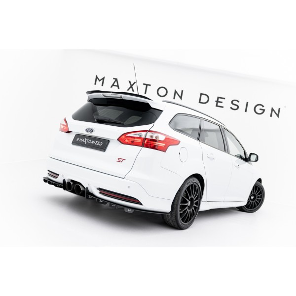 Maxton Design difuzor zadního nárazníku pro Ford Focus III ST Estate předfacelift (2012-2014)