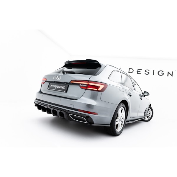 Audi S4 B9 Sedan/Avant, boční spoilery pod zadní nárazník, Maxton design