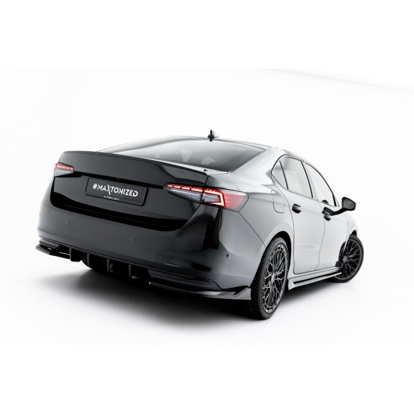 Škoda Superb IV Sportline, boční difuzory pod zadní nárazník v.2, Maxton Design