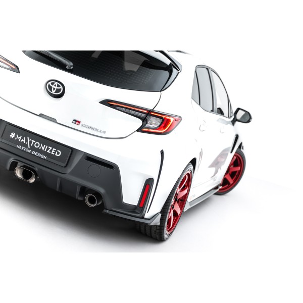 Toyota GR Corolla Mk12, boční difuzory pod zadní nárazník ver.2, Maxton design