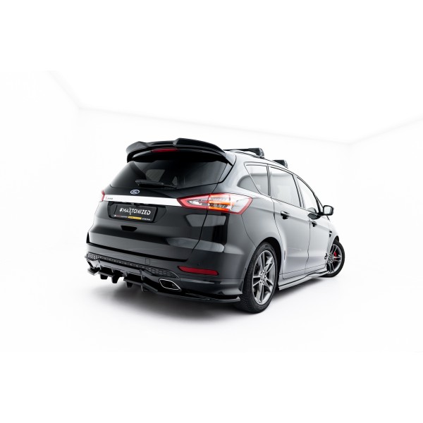 Ford S-Max ST-Line Mk2 Facelift, spoiler pod zadní nárazník s žebrováním, Maxton Design