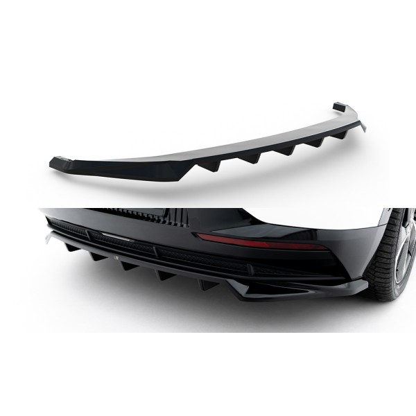 Kia EV6 Mk1, spoiler pod zadní nárazník s žebrováním, Maxton Design
