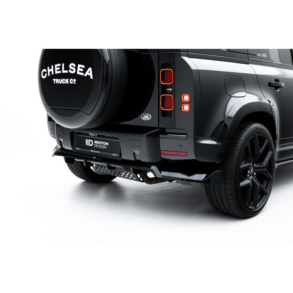 Land Rover Defender Mk4, spoiler pod zadní nárazník s žebrováním,  Maxton Design