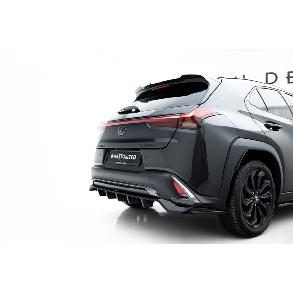 Lexus UX F-Sport Mk1, spoiler zadního nárazníku s žebrováním, Maxton design