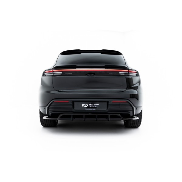 Porsche Macan EV Mk1, spoiler pod zadní nárazník s žebrováním, Maxton Design