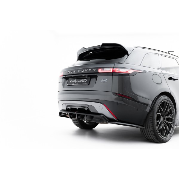 Land Rover Range Rover Velar R-Dynamic Mk1, středový spoiler pod zadní nárazník s žebrováním v.2, Maxton Design