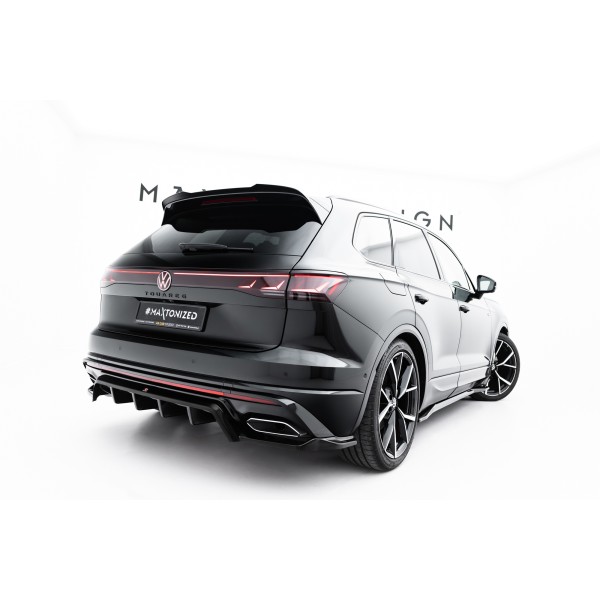 Volkswagen Touareg Mk3 R-Line Facelift, spoiler zadního nárazníku s žebrováním, Maxton design