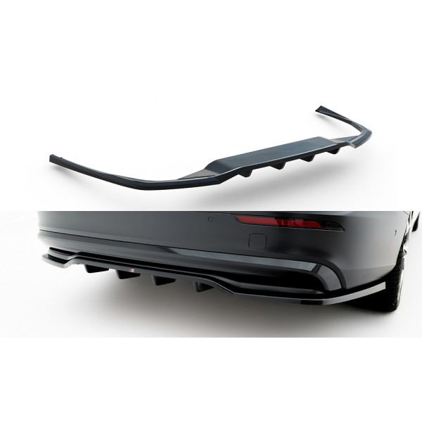 Volvo S60/V60 R-Design Mk3, spoiler pod zadní nárazník s žebrováním, Maxton design