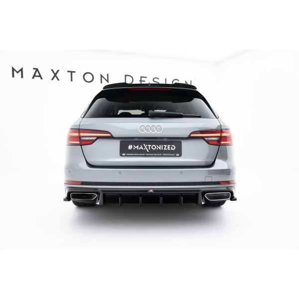 Audi A4 B9 S-Line Sedan/Avant, vložka zadního nárazníku, Maxton design