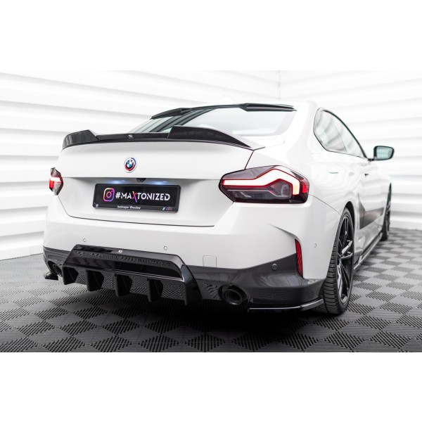 BMW řada 2 G42 Coupe M-Pack 2021-, vložka zadního nárazníku, Maxton Design