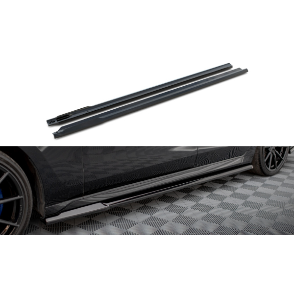 BMW řada 7 G70 740D X-Drive M-Packet, difuzory pod boční prahy, Maxton Design