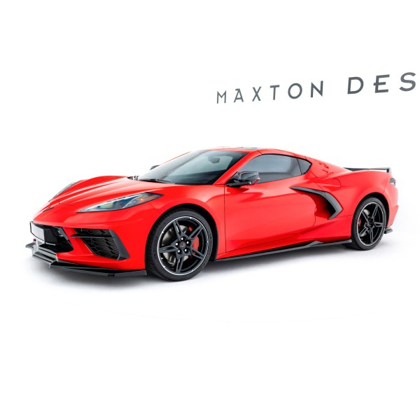 Chevrolet Corvette C8, difuzory pod boční prahy, Maxton Design