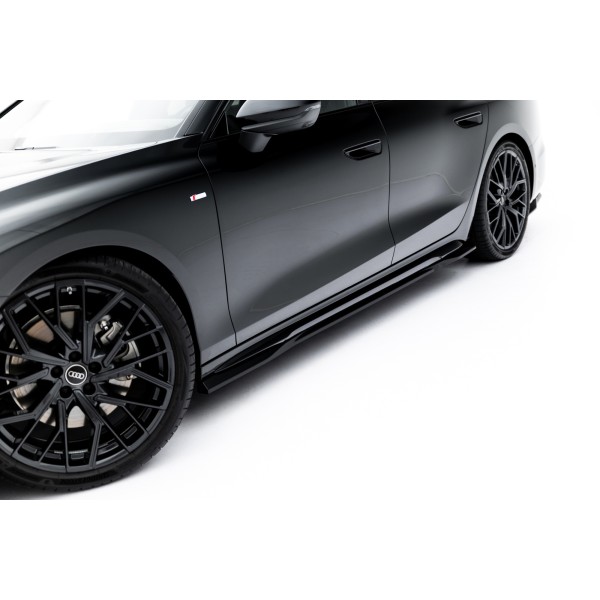 Audi A6 C9 S-Line, difuzory pod boční prahy, Maxton design