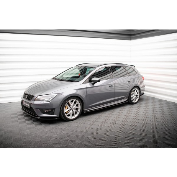 Seat Leon FR Hatchback/Sportstourer včetně facelift, difuzory pod boční prahy ver. 5, Maxton design