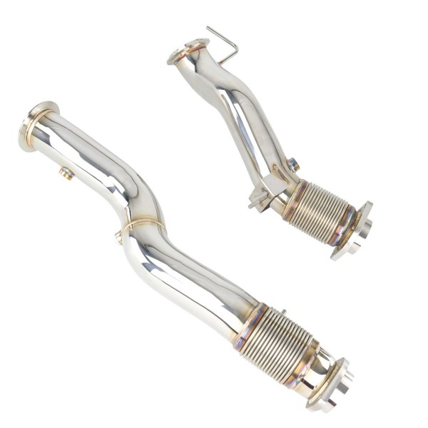 Nerezová downpipe pro BMW X3 X4 F97 F98 S58 2019-2024 USA