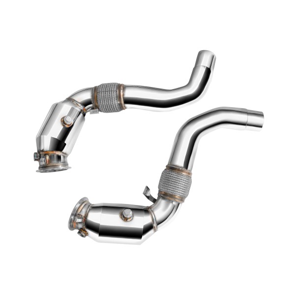 Nerezová downpipe pro BMW X5 F15 50ix 4.0l/4.4l N63B 2015+