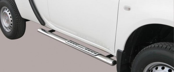 Mitsubishi L200 IV FL , Club Cab - Nerez boční designové nášlapy