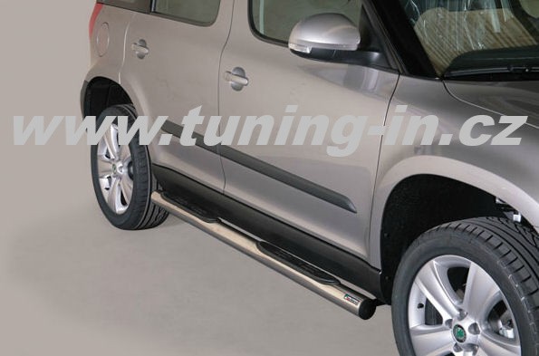 Škoda Yeti - NEREZ chrom boční nášlapy V2 MISUTONIDA