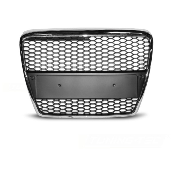 Audi A6 04-08 Přední maska bez znaku RS-Type chrom