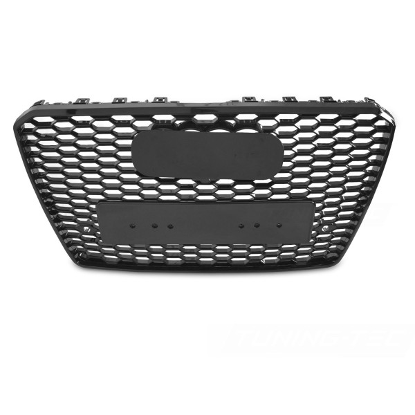 Audi A8 D4 2013-2017 - Přední maska ČERNÁ s PDC