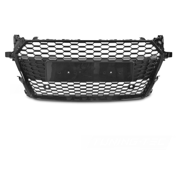 Audi TT 8S 2014-2018 - Přední maska ČERNÁ LESKLÁ s PDC