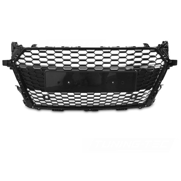 Audi TT 8S 2014-2018 - Přední maska ČERNÁ LESKLÁ s PDC