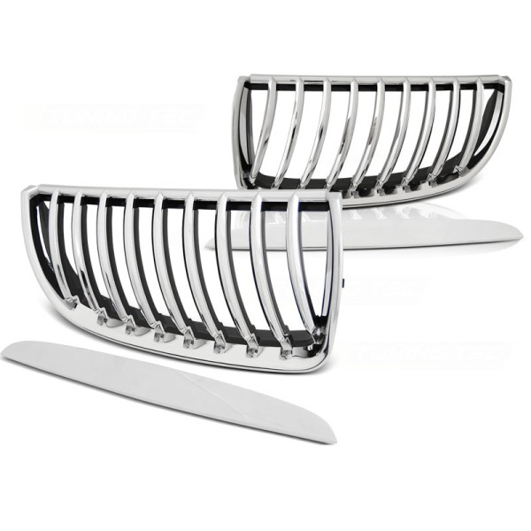 BMW E90 / E91 03.05-08.08 CHROME - přední maska