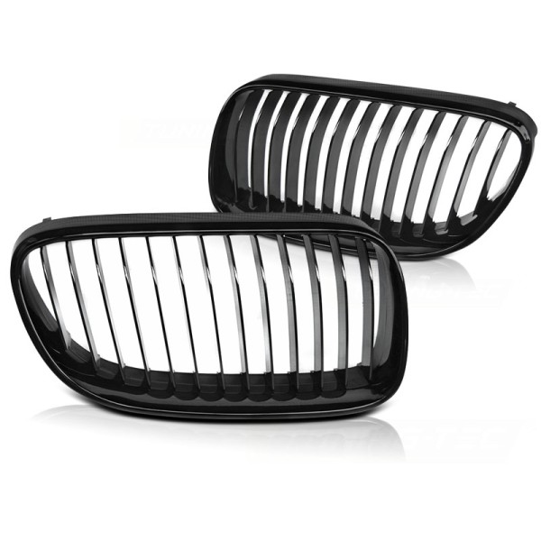 BMW E92 / E93 10-07.13 C/C GLOSSY BLACK - přední maska