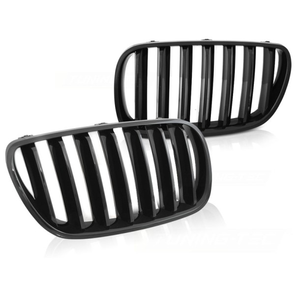 BMW X3 E83 LCI 06-10 GLOSSY BLACK - přední maska