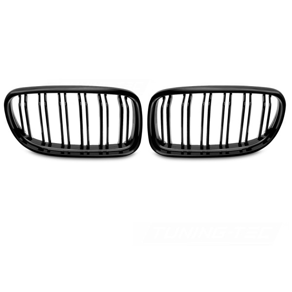 BMW E90/E91 LCI 2009-2011 - Přední maska double bar ČERNÁ LESKLÁ