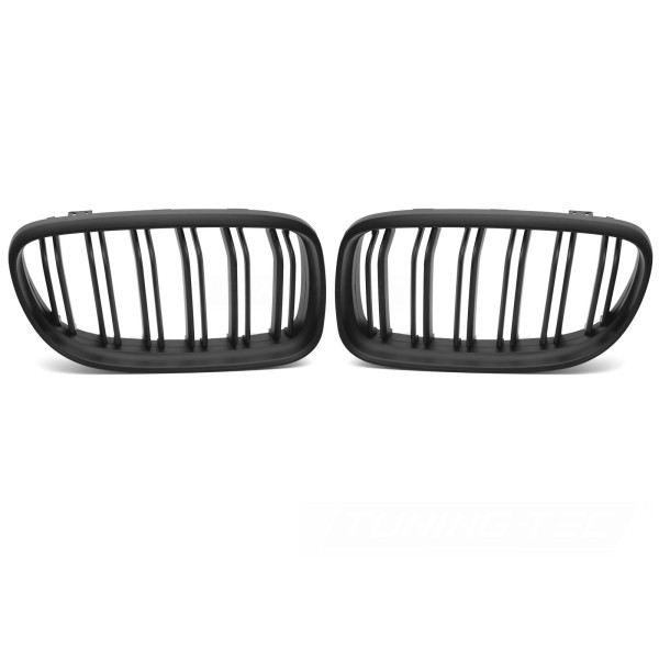 BMW E90/E91 LCI 2009-2011 - Přední maska double bar ČERNÁ MATNÁ