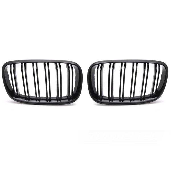 BMW X6 E71 2008-2014 - Přední maska černá lesklá double bar