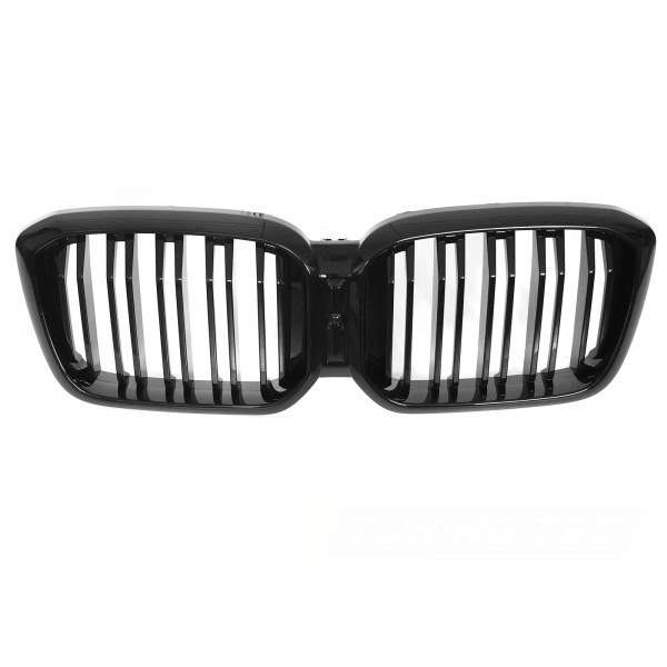 BMW X4 G02 LCI 2021-2025 - Přední maska černá lesklá double bar