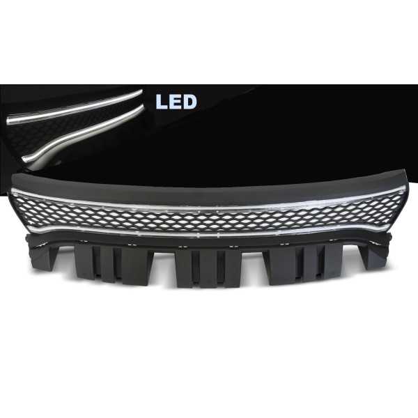 Dodge Charger 2014-2023 - přední maska ČERNÁ s LED