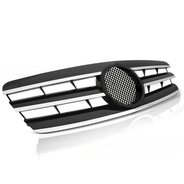 Mercedes W203 00-07 CL -  Přední maska STYLE BLACK CHROME