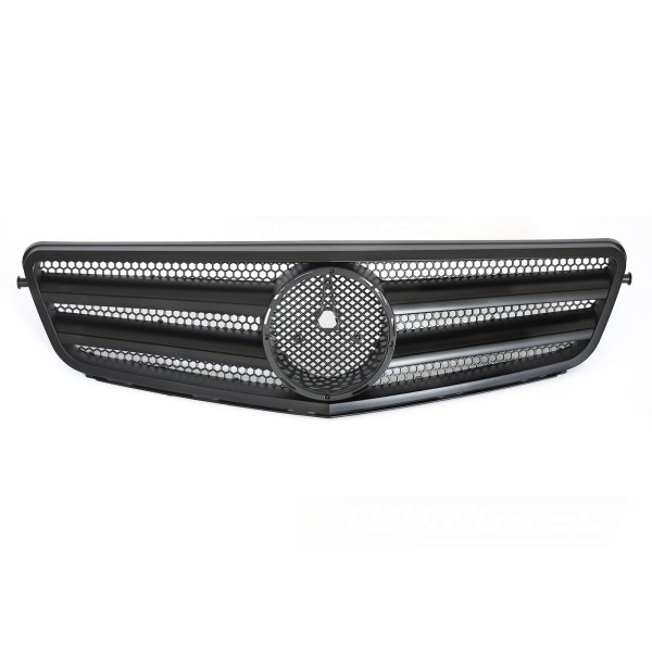 Mercedes třídy C W204 / S204 2007-2014 - Přední maska černá matná