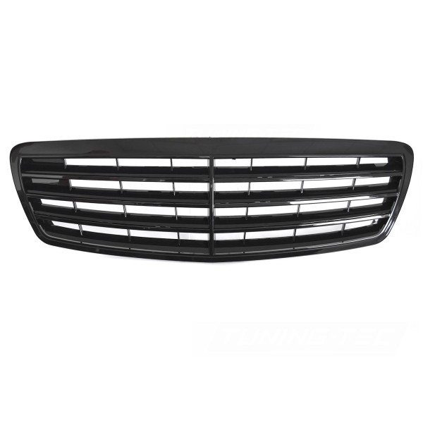 Mercedes třídy E W211/S211 2002-2006 - Přední maska černá lesklá