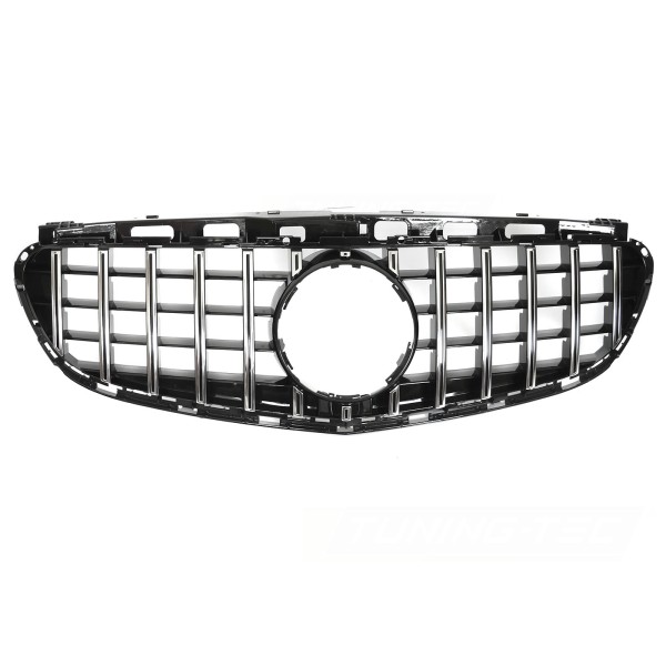 Mercedes třídy E W212/S212 2013-2016 - Přední maska černá s chromem