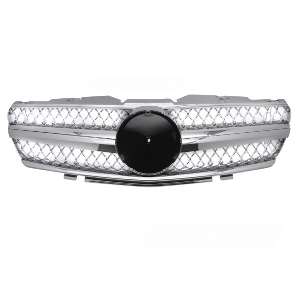 Mercedes SL R230 2001-2006 - Přední maska chromová
