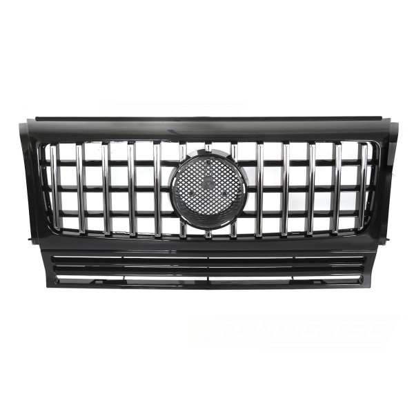 Mercedes třídy G W463 1990-2012 - Přední maska černá s chromem W464 LOOK