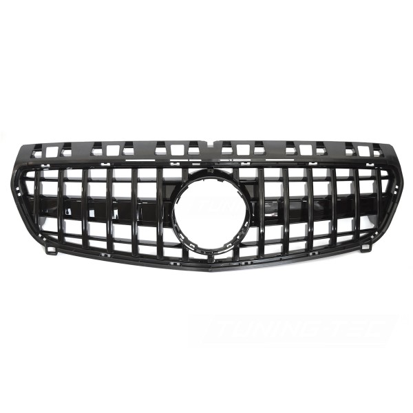 Mercedes W176 2012-2015 - Přední maska SPORT STYLE černá lesklá