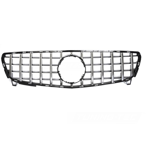 Mercedes W176 2015-2018 - Přední maska SPORT STYL černá s chromem