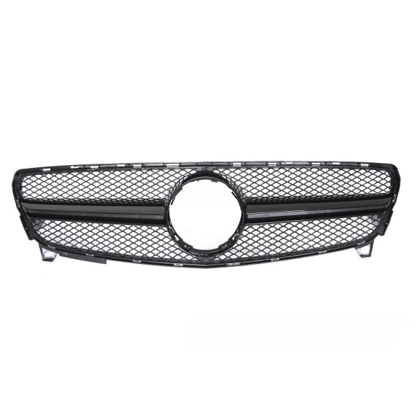 Mercedes W176 2015-2018 - Přední maska černá lesklá