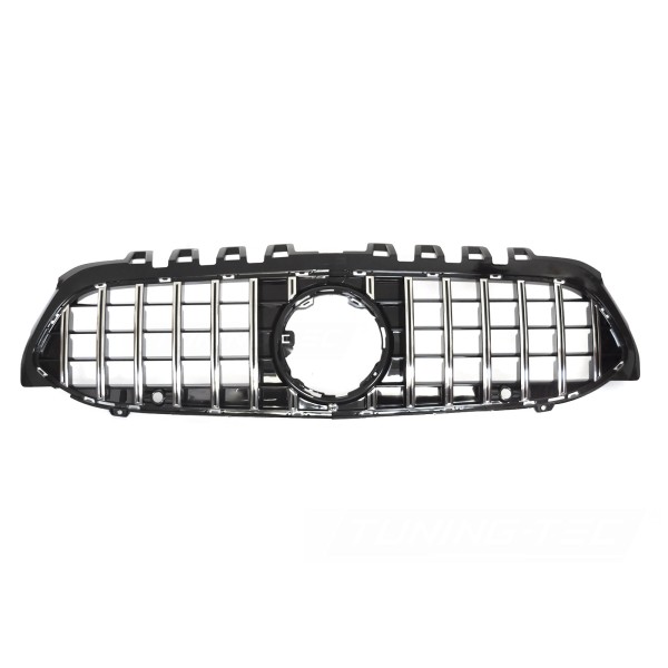 Mercedes W177 2018-2022 - Přední maska SPORT STYL chromová s černým