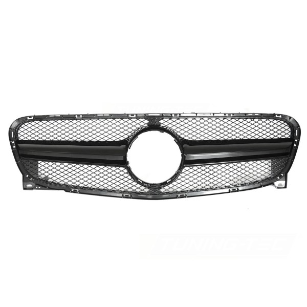 Mercedes GLA X156 2013-2016 - Přední maska černá lesklá